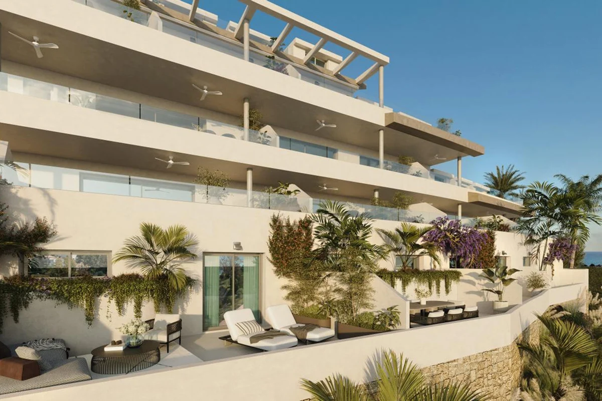 Udendørsbillede for MACAN BEACH RESIDENCES: se på terrasse, poolområde, beplantning, lys og privatliv; m², orientering og tilgængelighed er…